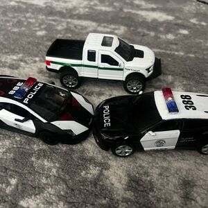 Police and Park Ranger Toy Car Set